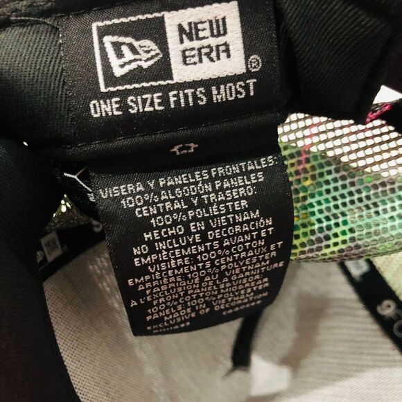 New Era Giants AF Floral Print Trucker Men's Cap‎ Snapback Black One Size - Picture 9 of 9